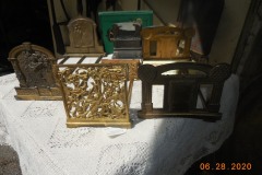 Sliding Brass Bookends