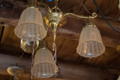 Solid brass 3 light chandelier