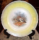 Lusterware game plate