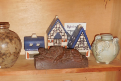 Lighthouses - Elephant vase - Roseville vase - carved Lion of Lucerne
