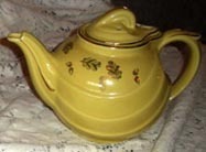 Yellow Ceramic Teapot by Hull