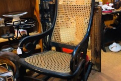 Caned Lincoln Rocker