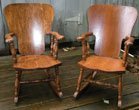 Pair of children's chairs