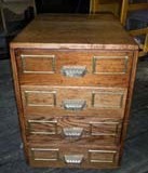 Oak File Cabinet
