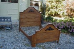 Early Pine Double Bed