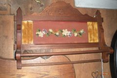 Decorative towel bar