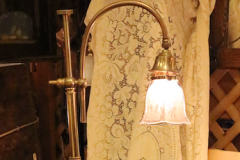 Floor lamp with Etched Shade