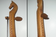 Miniature Hand Carved Instrument, 3" long