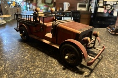 Wooden Toy Fire Truck 