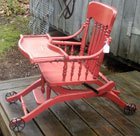 Folding High Chair Low Position