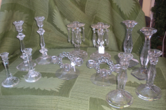 Glass Candlesticks