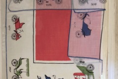Car Automobile with Year of Manufacturer Handkerchief