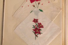 Red Flowers Poinsettias Handkerchiefs