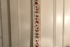 Needlepoint Bell Pull with Strawberries