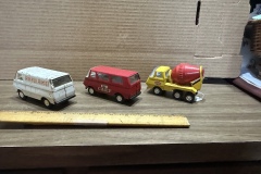 Tonka: Ambulance, Fire Chief van, Cement Mixer Toy Vehicles