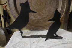 Folk Art Woodpeckers Metal Work
