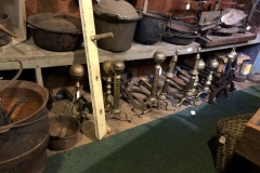 Cast Iron Pots, Andirons