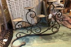 Large Iron Candle Holder