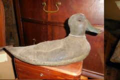 Handmade Leather Duck Decoy