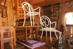 Pair of Iron Garden Chairs