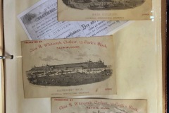 Chas H Whitcomb, Clothier, Natick, MA Trade Cards