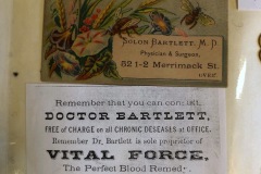Solon Barlett, M.d. Physician and Surgeon Merrimack St Trade Cards