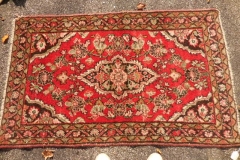 Oriental Rug, Reds, Greens