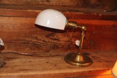 Early Brass Desk Lamp