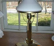 Heavy Brass Table Lamp