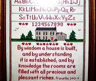 ABC By wisdom motto/sampler