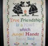True Friendship motto/sampler