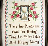 Time for Kindness motto/sampler