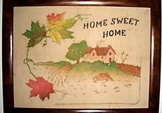 Home Sweet Home motto/sampler