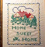 Home Sweet Home motto/sampler