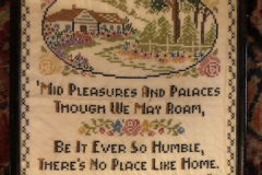 There's no place like home motto/sampler