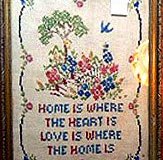 Home is Where the Heart motto/sampler