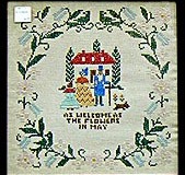 As welcome as the flowers motto/sampler