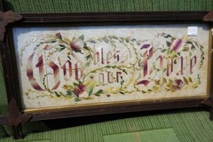 God Bless our Home motto/sampler
