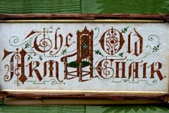 The Old Arm Chair motto/sampler