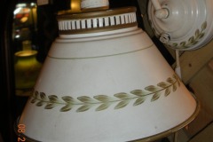Tole  Painted Wall Lamp