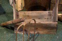 Clam Digger and Wood Carrier box