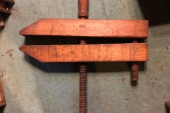 Early wooden clamp